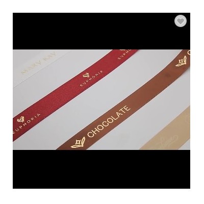 YAMA Ribbon Customized Sizes Pantone Colors Grosgrain/Satin Gift Wrapping Printing Ribbon LOGO