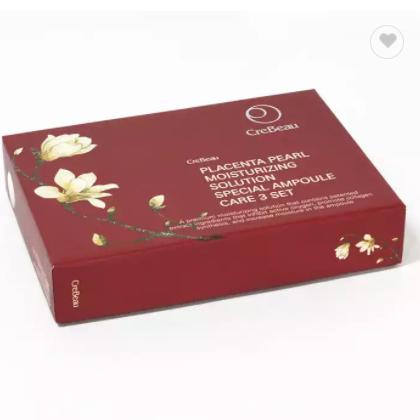 Wholesale Factory price Custom Luxury Paperboard Paper box Cosmetic set SKIN CARE packaging box with / 1