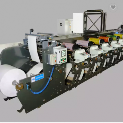 Narrow Web Flexo Printing Machine With Easy Load And Ink System & Carona Treater