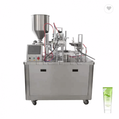 HZPK Semi-automatic plastic composite tube filling and sealing machine for Cosmetics, daily necessit