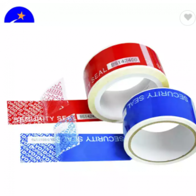 One Time Use VOID tape Tamper Evident Security Tape,Anti-Counterfeit Feature airline seal