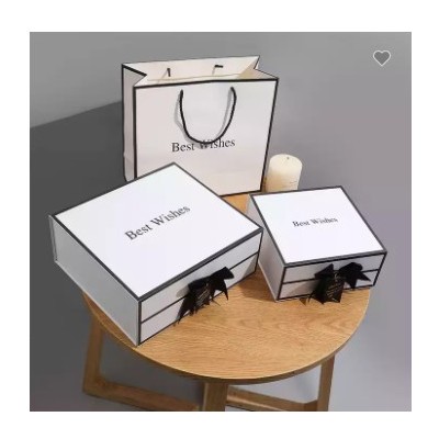 Wholesale Printed Big Gift Shipping gift folding box Packaging Honey Packaging Jewelry Wedding Maile