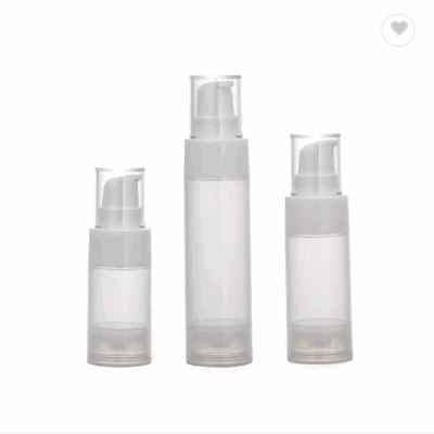 Eco Friendly Airless Bottle 20ML 30ML 50ML Plastic Pump Press Bottle Wholesale Face Lotion Pump Bott