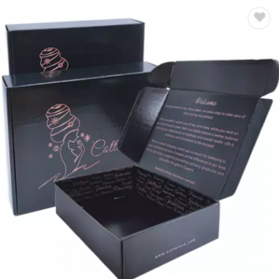 Luxury Mailer Boxes Custom Black Corrugated Boxes Packaging Custom Products Boxes Logo Printing Clot