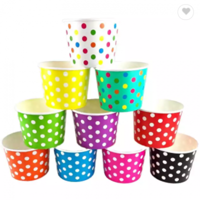 Whosale Print Ice Cream Bowl Ice Tubs/Cups For Ice Cream