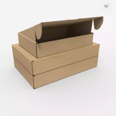 Custom Logo Boxes Shoes clothing Storage White Shipping Packaging Corrugated brown boxes