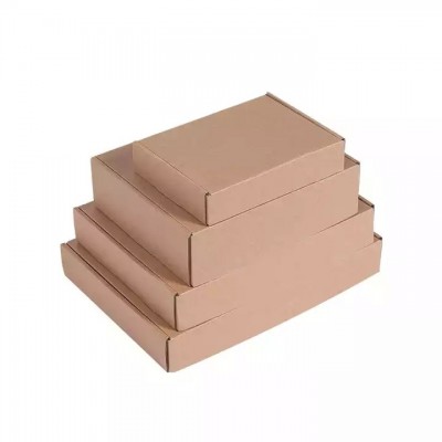 Kraft Corrugated Cardboard Clothing Mailing Shoe Product Packaging Subscription Shipping Mailer Boxe