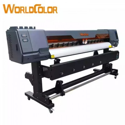 Promotion model 1.8m single head eco solvent printer for vinyl flex banner sticker printing machine