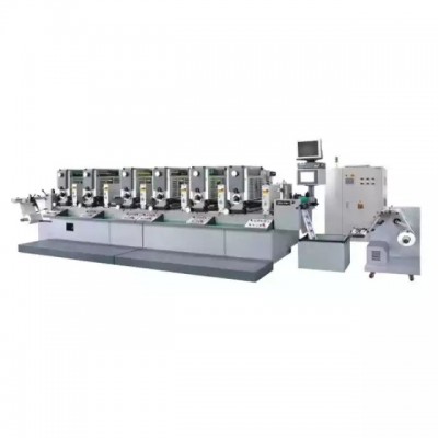 Super-320 high speed 5 color paper label sticker intermittent flexo letterpress printing machine