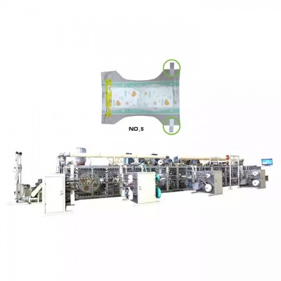 PRY-NK600-SV Full Servo I Shape Baby Diaper Making Machine Price