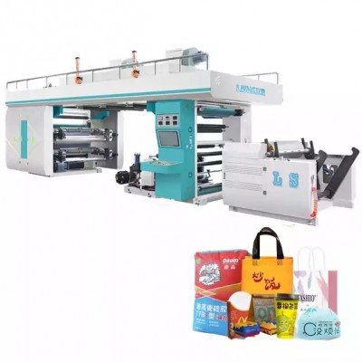 Six colours paper drinking cup CI flexographic printing machine