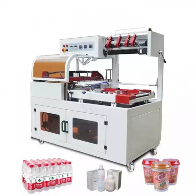 Industrial film packing machine wrapping machine shrink heat tunnel shrink wrap machine for door cos