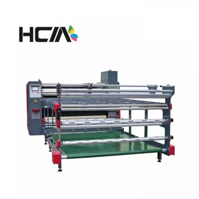 Roll to roll heat transfer press machine roller Calander sublimation printing machine