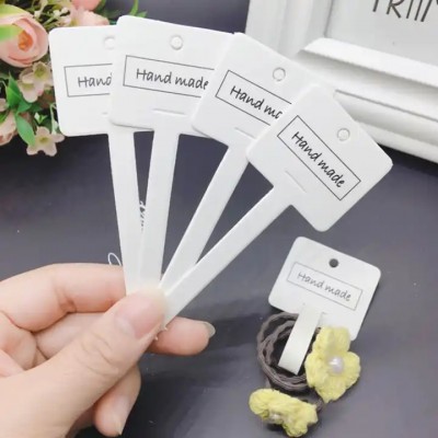 Display Paper Cards Hair Bands Handmade Tags for Jewelry Child Headdress Card Packaging Label