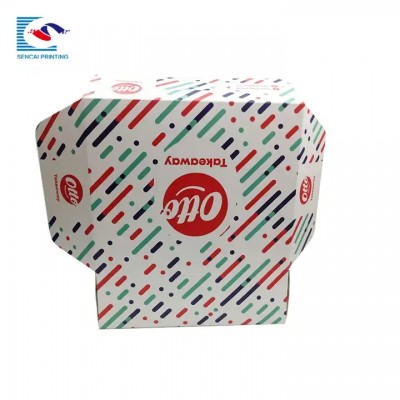 SENCAI Hot Sale Custom Logo Food Grade Art Paper Disposable Box For Donuts