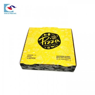 SENCAI Wholesale Customized Logo Paper Corrugated Shipping Box Pizza Box