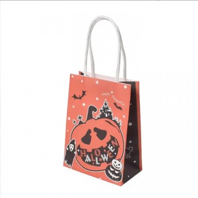 wholesale eco-friendly halloween gift paper bag