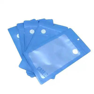 PET/CPP material cheap cellphone or headphone accessories plastic packing bag