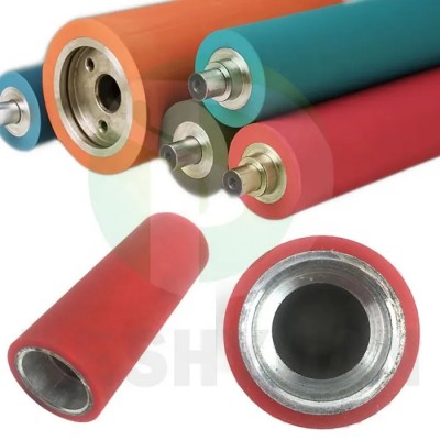 Customized rubber roller silicone rubber coated rollers manufacturer